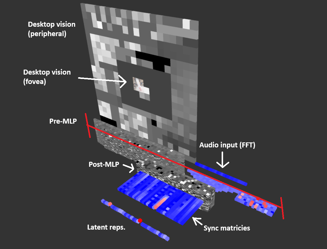 current state of brain model.